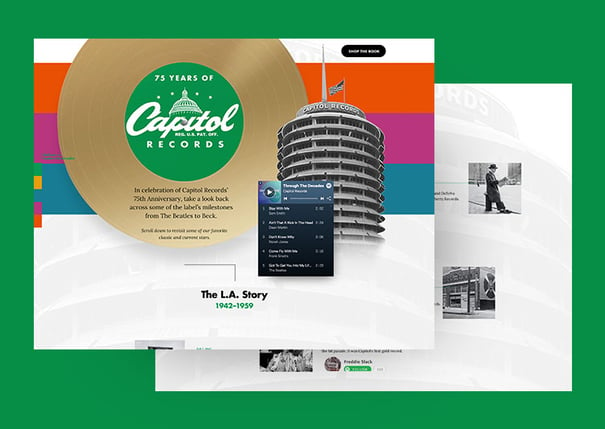Capitol Records - 75 Years Timeline